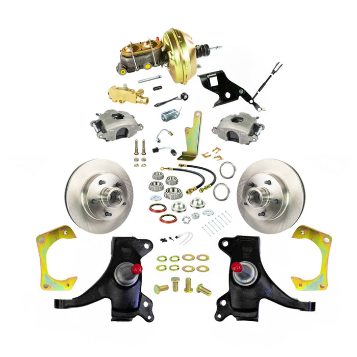 Right Stuff Detailing RSDTDC7125D Power Front Disc Brake Conversion