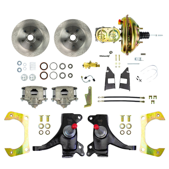 Right Stuff Detailing RSDTDC7325D Power Front Disc Brake Conversion
