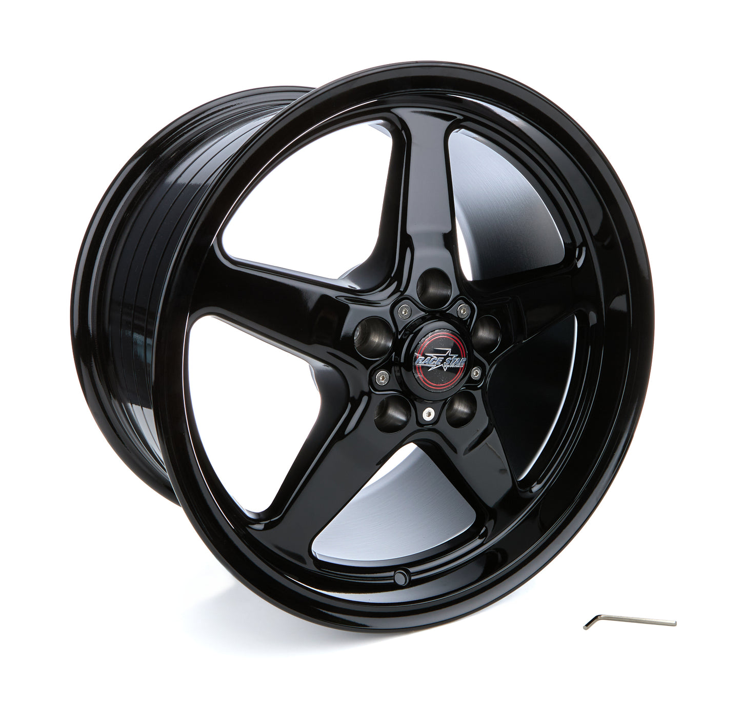 Race Star Industries RSI92-705154B 92 Drag Star Bracket Rac er Gloss Black 17x10.5