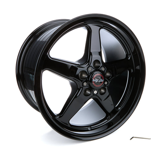 Race Star Industries RSI92-705154B 92 Drag Star Bracket Rac er Gloss Black 17x10.5