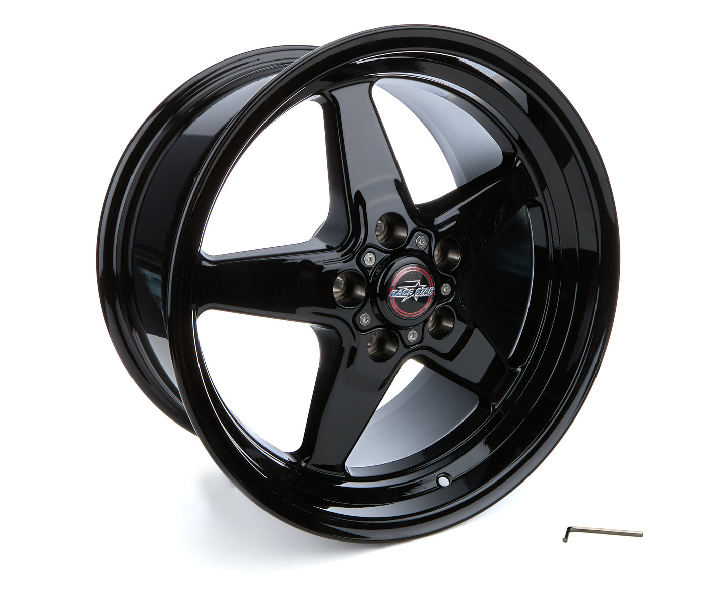 Race Star Industries RSI92-795452B 92 Drag Star Bracket Rac er Gloss Black 17x9.5