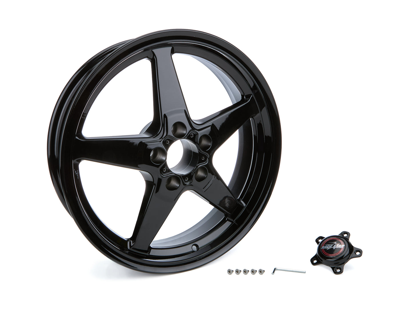 Race Star Industries RSI92-850145B 92 Drag Star Bracket Rac er Gloss Black 18x5
