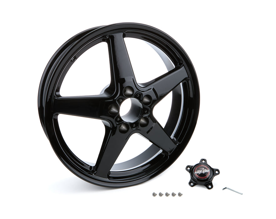 Race Star Industries RSI92-850445B 92 Drag Star Bracket Rac er Gloss Black 18x5