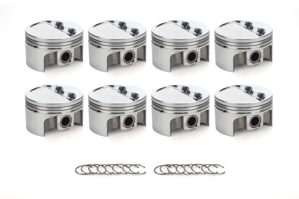 Race Tec Pistons RTP1000129 SBC Dished Piston Set 4.030 Bore -12.3cc
