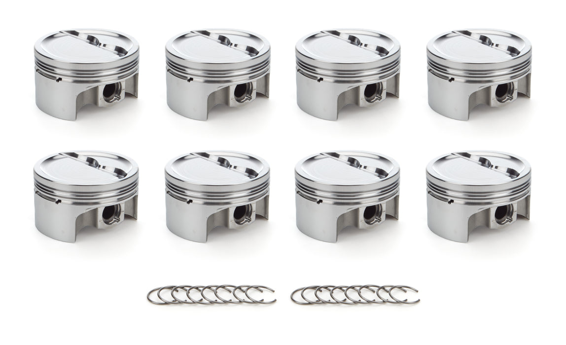 Race Tec Pistons RTP1000145 SBC Dished Piston Set 4.030 Bore -18.9cc
