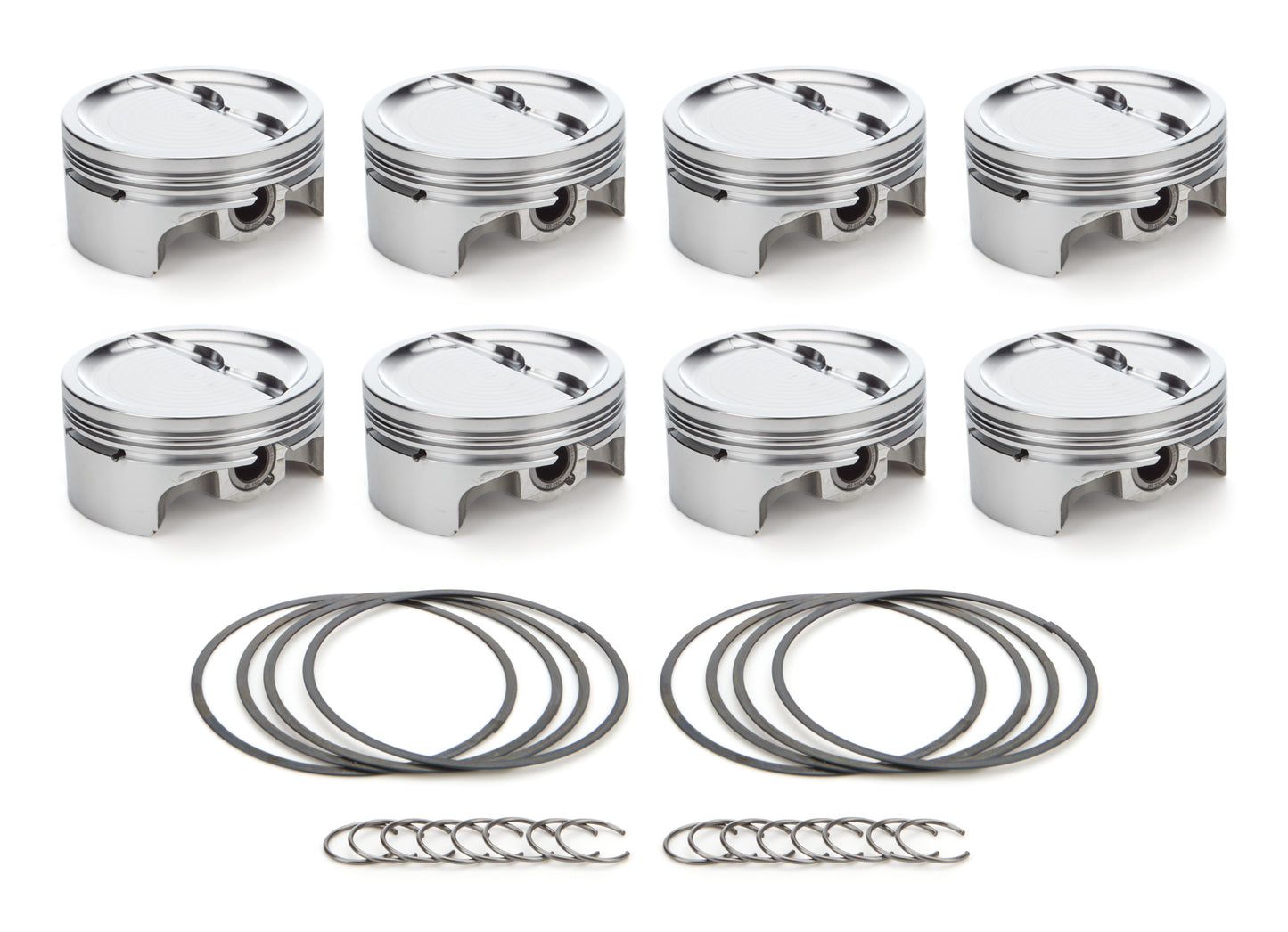 Race Tec Pistons RTP1000209 SBC Dished Piston Set 4.155 Bore -24.8cc