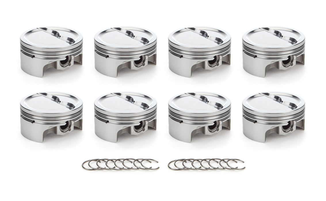 Race Tec Pistons RTP1000650 SBC Dished Piston Set 4.030 Bore -18.9cc