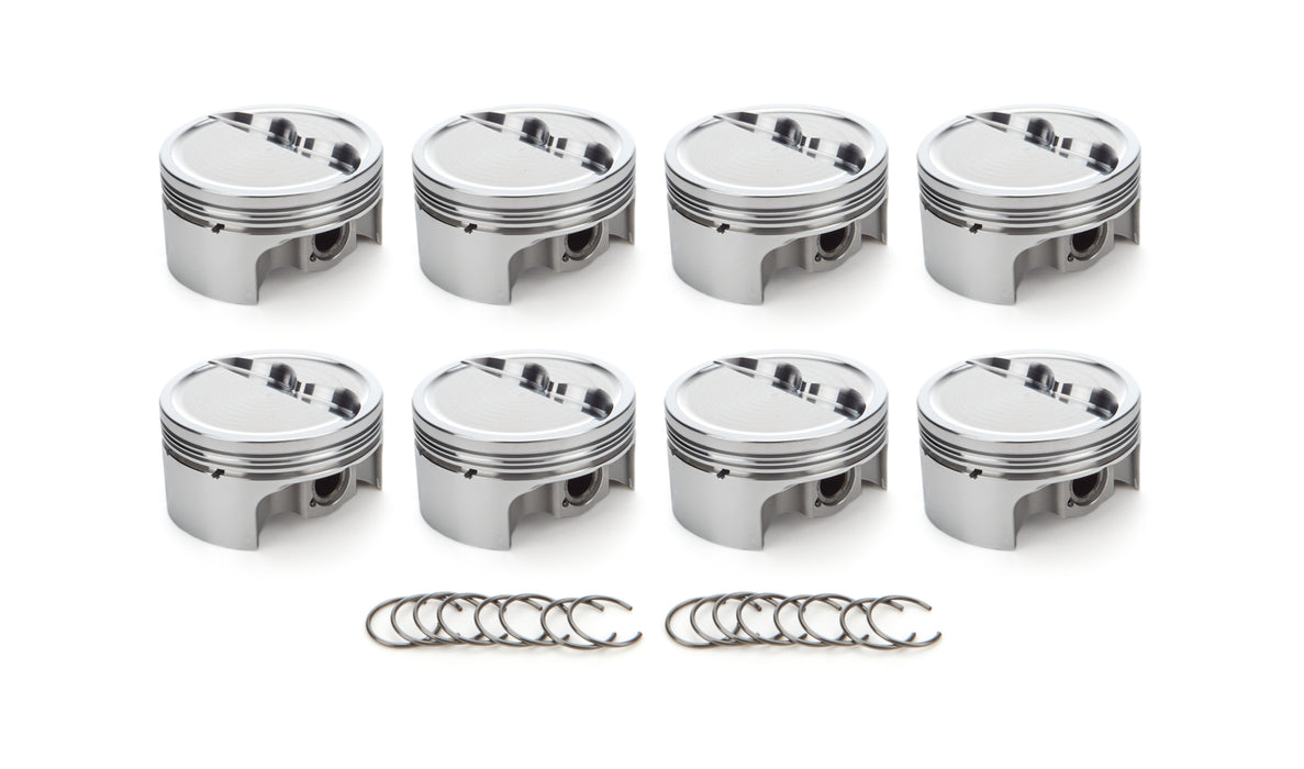 Race Tec Pistons RTP1001602 SBC Dished Piston Set 4.030 Bore - 12.3cc