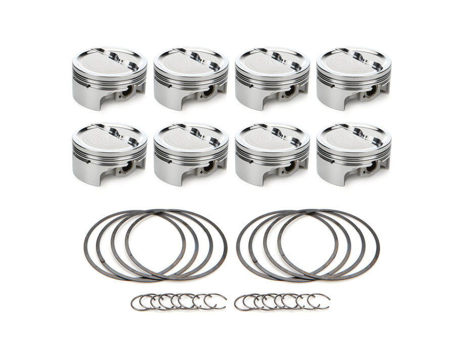 Race Tec Pistons RTP1001630 SBC Dished Piston Set 4.030 Bore - 18.9cc