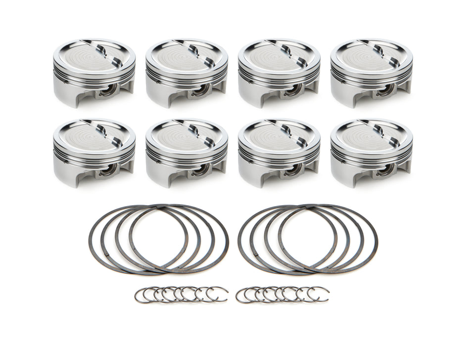 Race Tec Pistons RTP1001651 SBC Dished Piston Set 4.125 Bore - 22.5cc