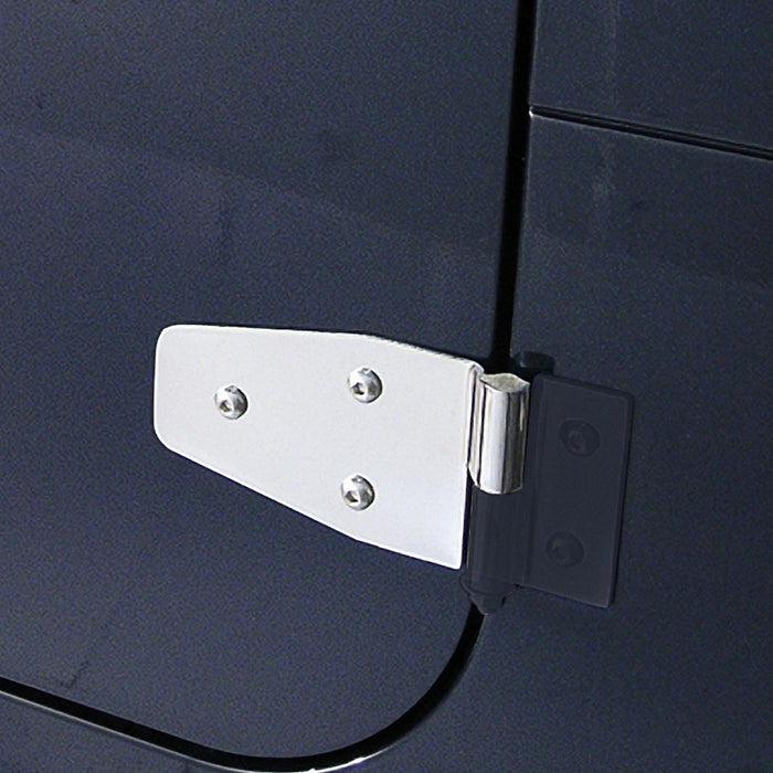 Rugged Ridge RUG11113.02 Door Hinge Set StainlesS Steel 87-06 Jeep Wranglr