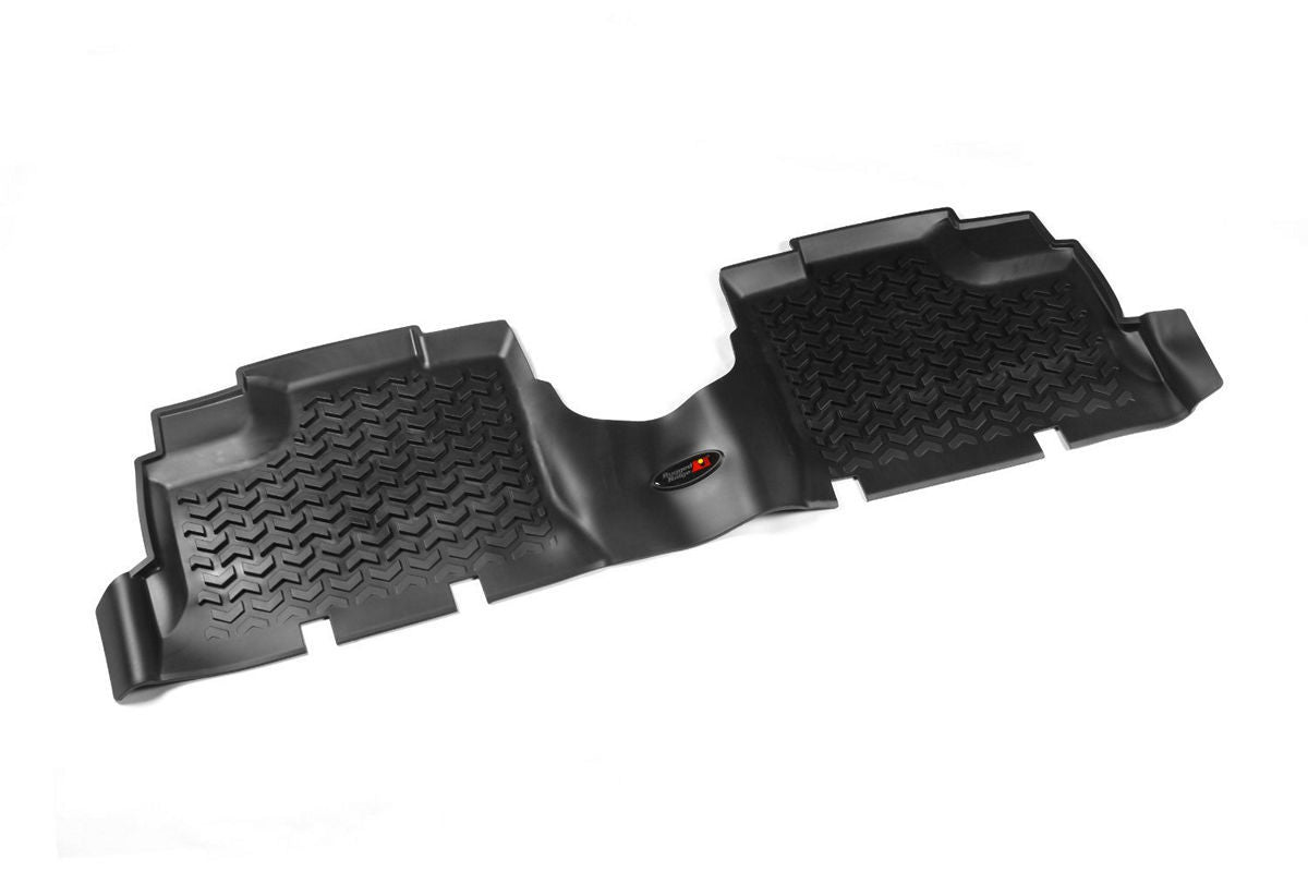 Rugged Ridge RUG12950.01 Floor Liners Rear Black 07-18 Jeep Wrangler