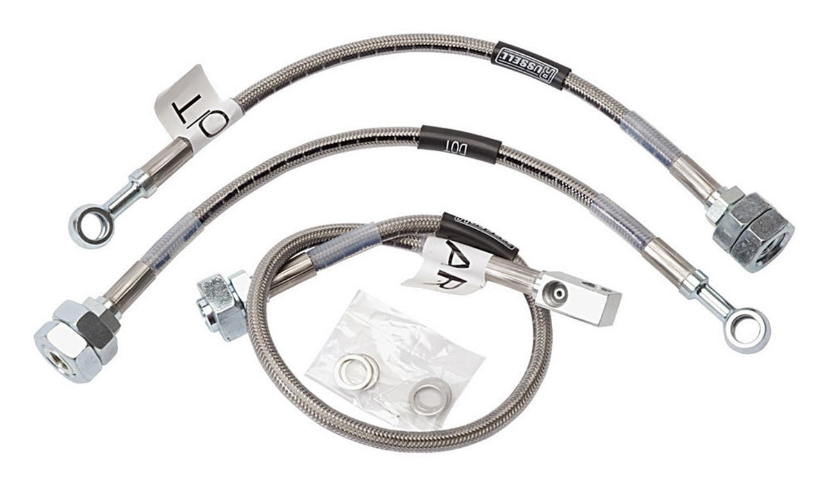 Russell RUS672330 Brake Hose Kit - GM S10/ S15 Trk/SUV 82-91 2wd
