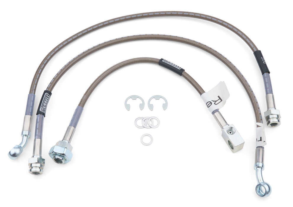 Russell RUS672420 79-87 K10/20 Brake Lines Front Disc Rear Drum