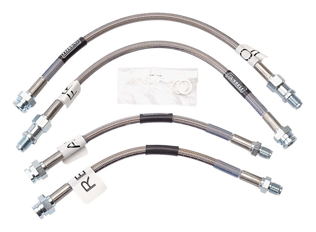 Russell RUS692000 S/S Brake Line Kit 63-82 Corvette