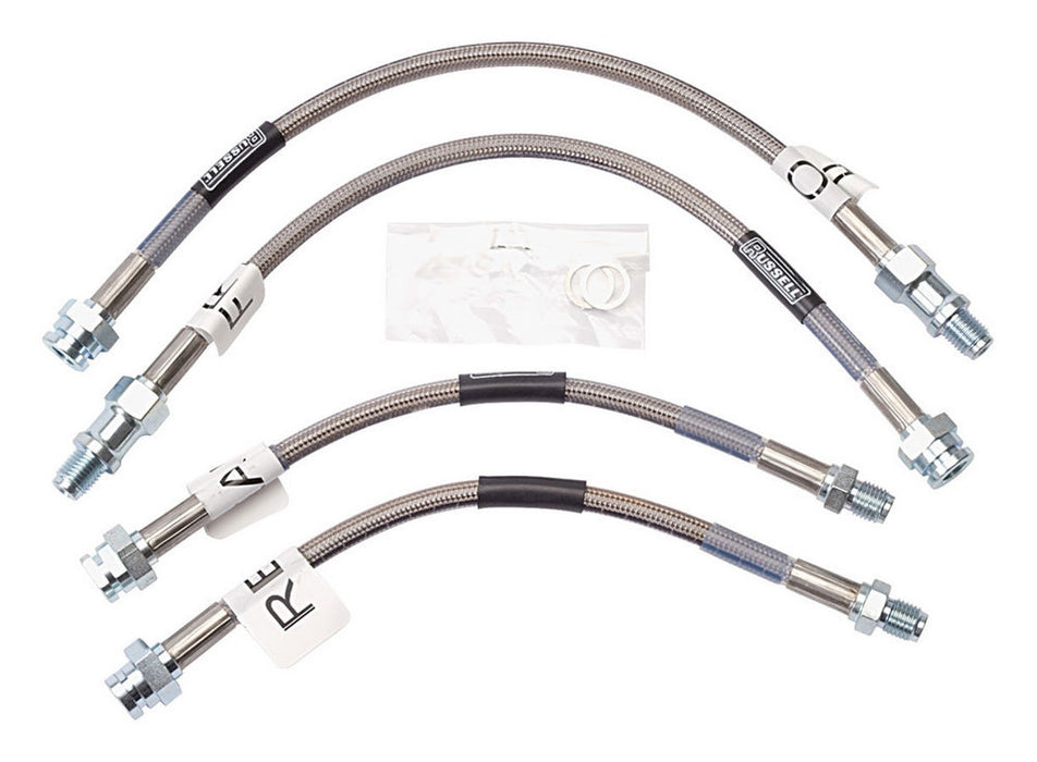 Russell RUS692000 S/S Brake Line Kit 63-82 Corvette