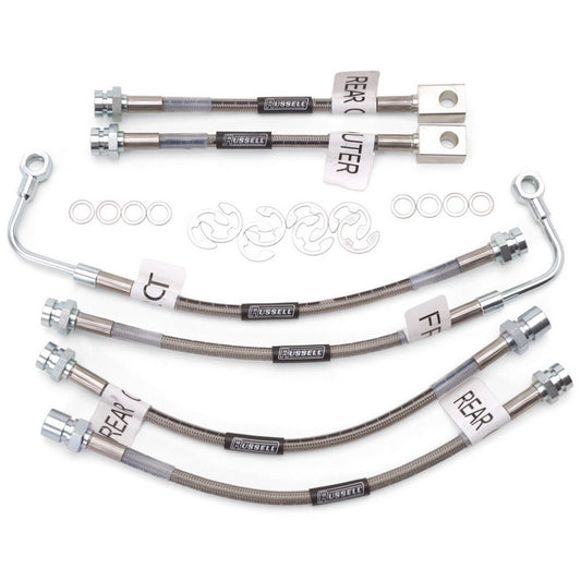 Russell RUS692290 Brake Hose Kit 98-02 Camaro w/ Trac Control
