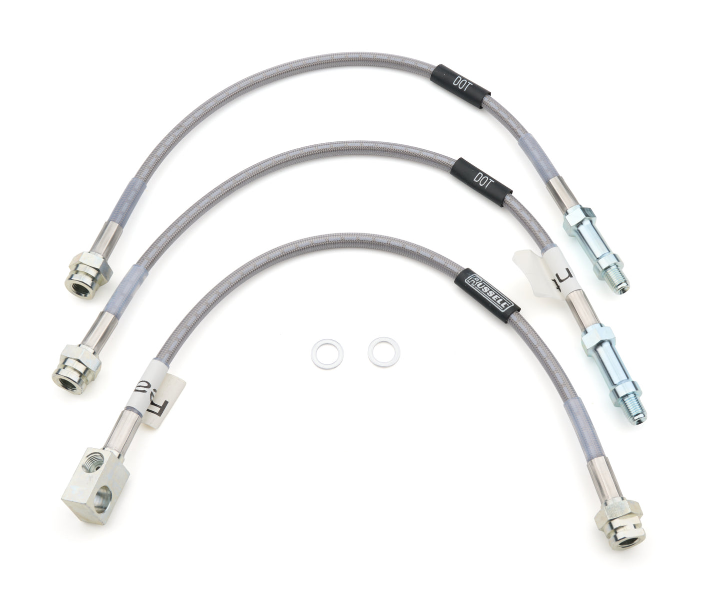 Russell RUS693050 65-67 Mustang Brake Line Front Disc Rear Drum