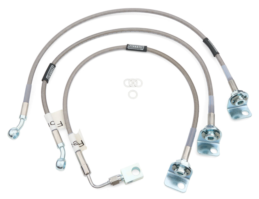 Russell RUS695950 97-06 Wrangler Brk Lines Front Disc Rear Drum