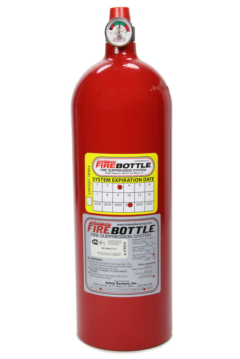 Safety Systems SAFPRC-1000S-N Fire Suppression Bottle Only 10lb NOVEC 1230