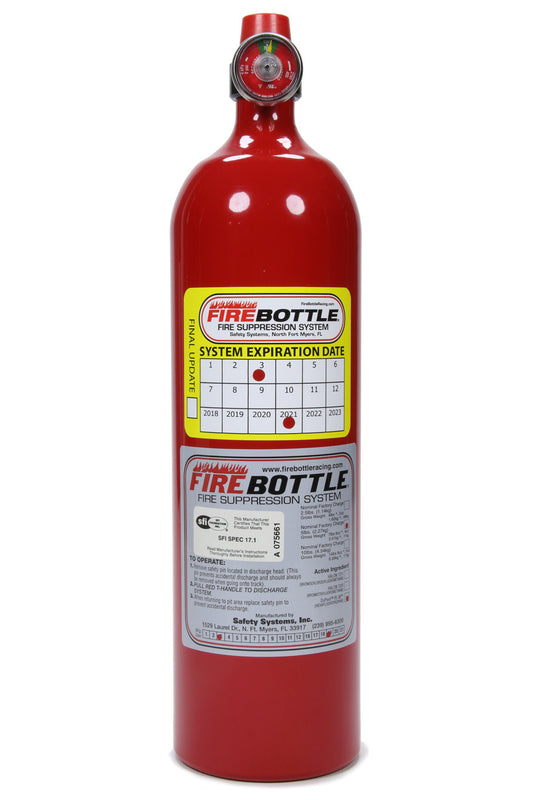 Safety Systems SAFPRC-500S-N Fire Suppression Bottle Only 5lb NOVEC 1230