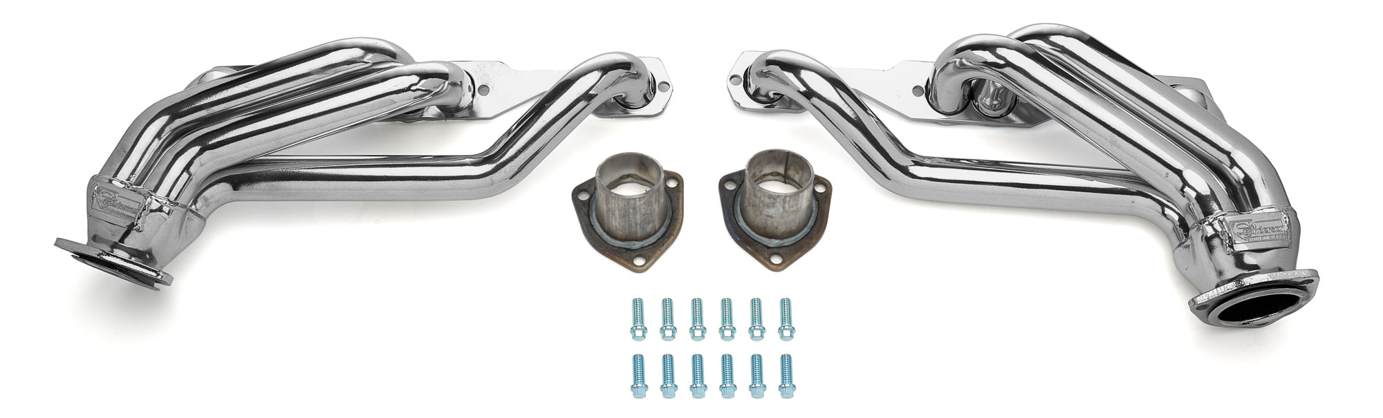 Sanderson SANCC16BP-SEC SBC Headers Blueprint Engine Silver Ceramic