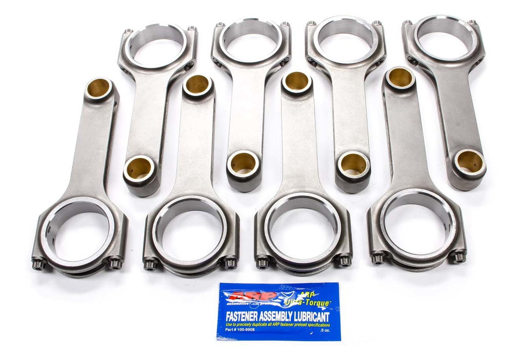 Scat Enterprises SCA2-440-6760-2374-990A BBM 4340 Forged H-Beam Rods 6.760 w/ARP2000 Blt