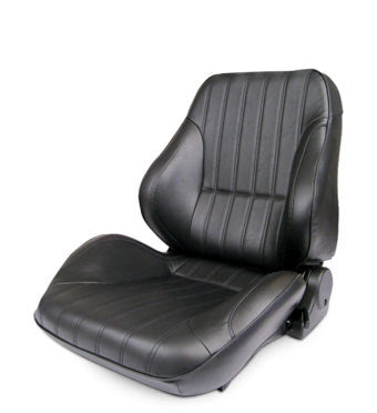 Scat Enterprises SCA80-1050-51L Rally Low Back Seat - LH - Black Vinyl
