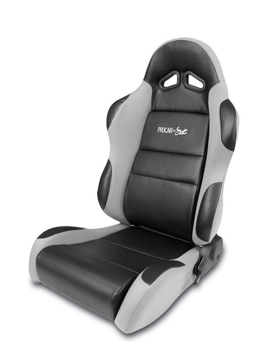 Scat Enterprises SCA80-1605-62L Sportsman Racing Seat - Left - Gray Vinyl/Velour