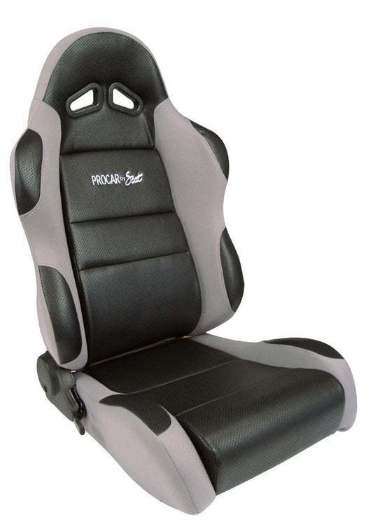 Scat Enterprises SCA80-1605-62R Sportsman Racing Seat - Right - Gray Vinyl/Vlour