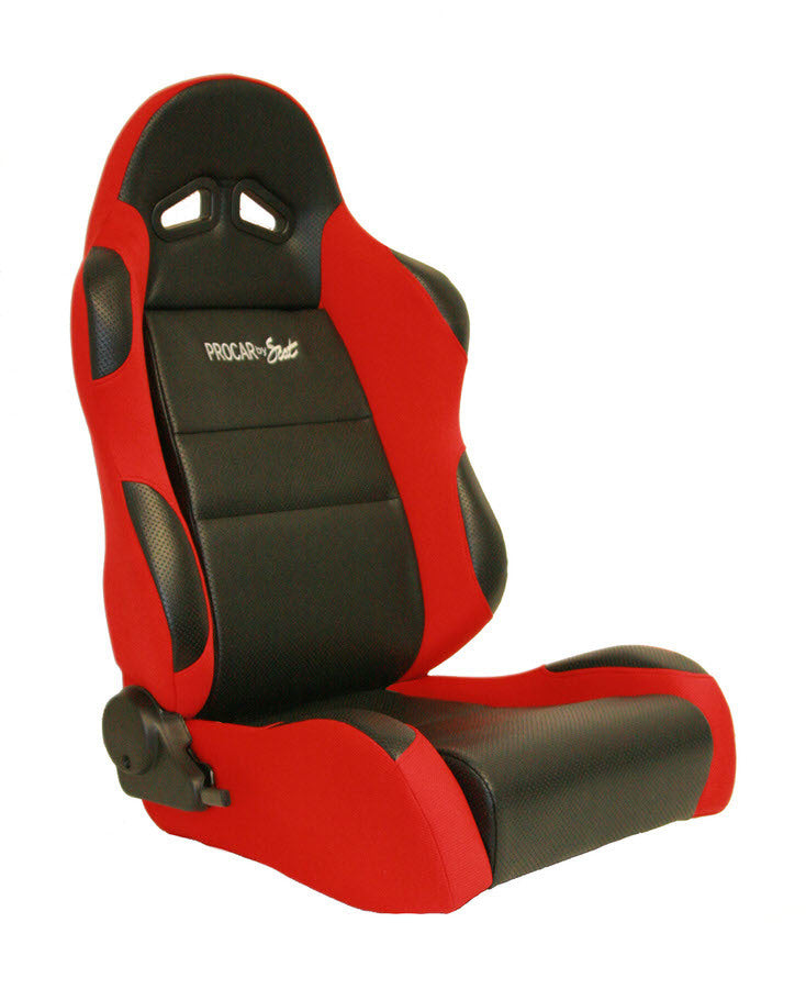 Scat Enterprises SCA80-1605-64R Sportsman Racing Seat - Right - Red Vinyl/Velour