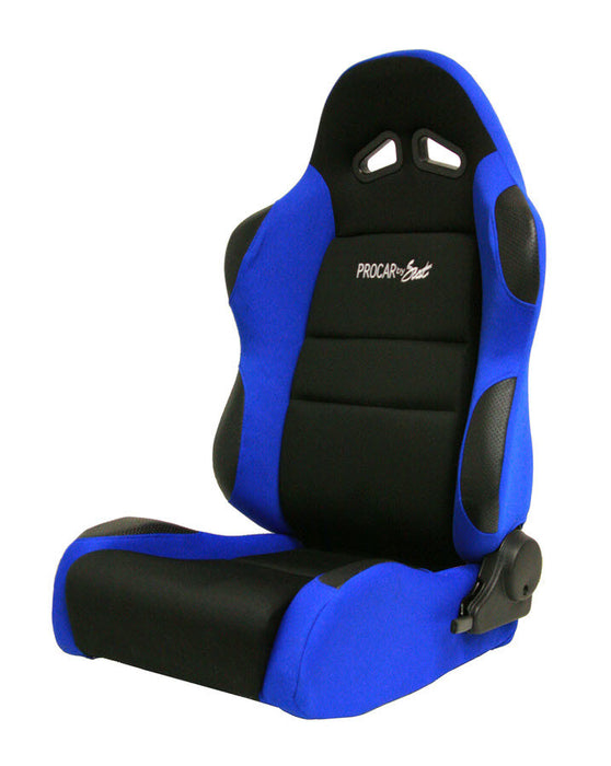 Scat Enterprises SCA80-1606-65L Sportsman Racing Seat - Left - Blue Velour