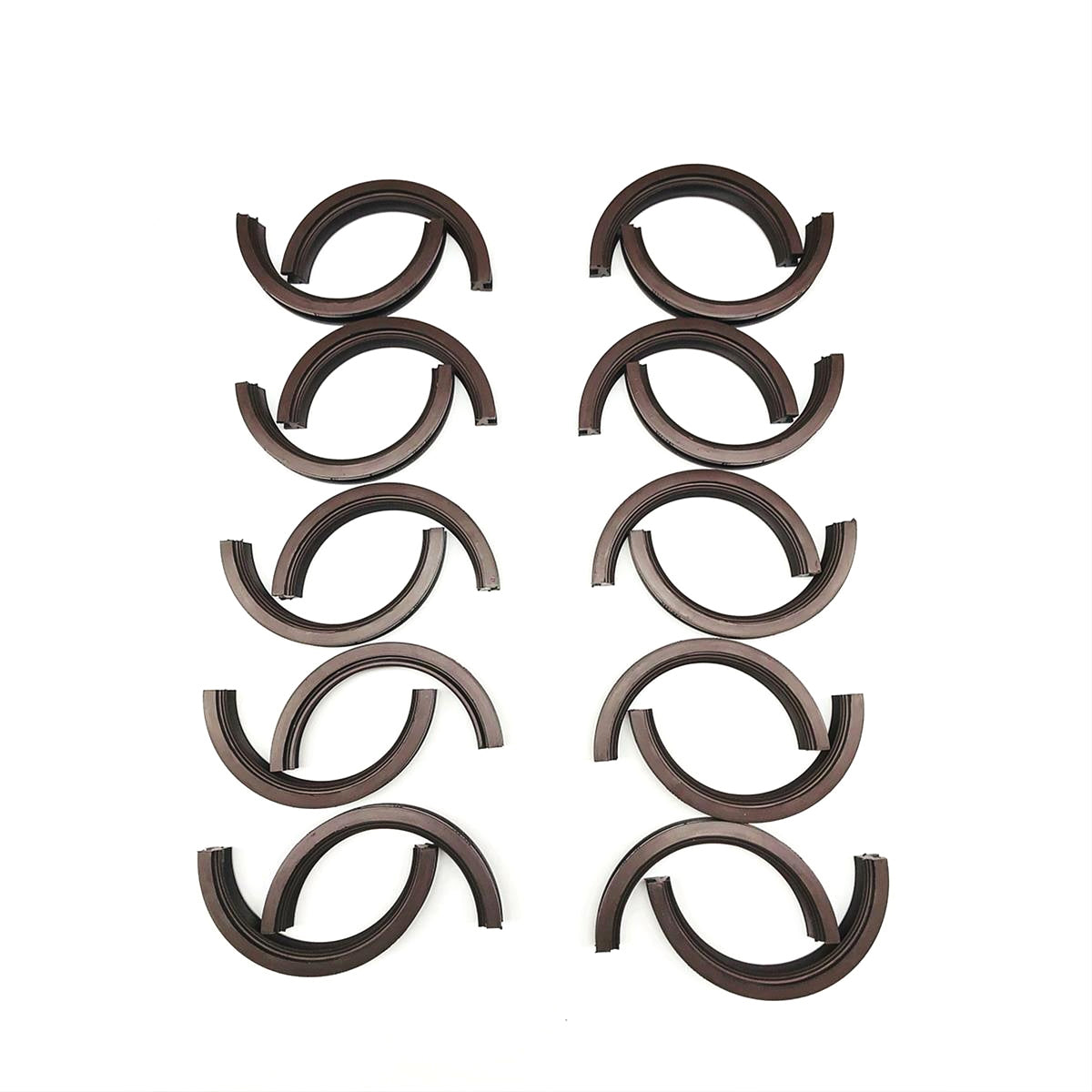 Sce Gaskets SCE21105-10 SBC Rear Main Seal Dyno- Pak (10) 2-Piece Viton