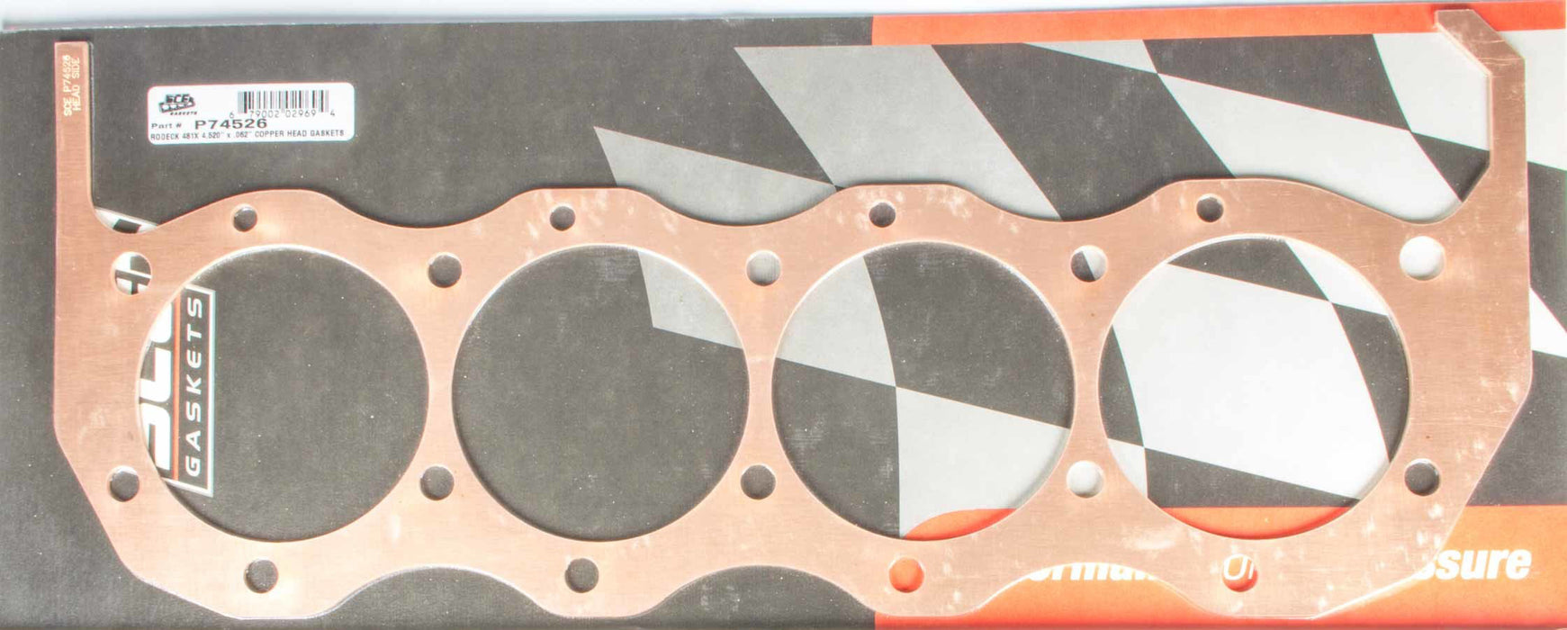 Sce Gaskets SCEP745262 AJPE/Rodeck 481X Copper Hd Gasket 4.520 x .062