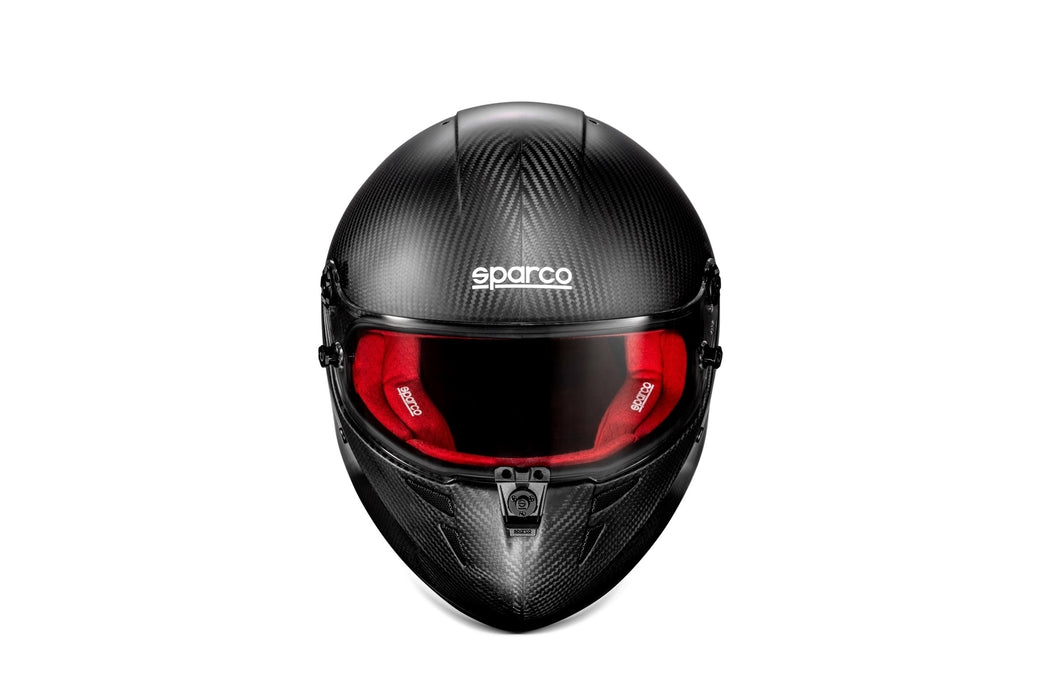 Sparco SCOBRH0003B0R0100S Helmet Stealth Small Carbon Red Int SA2025