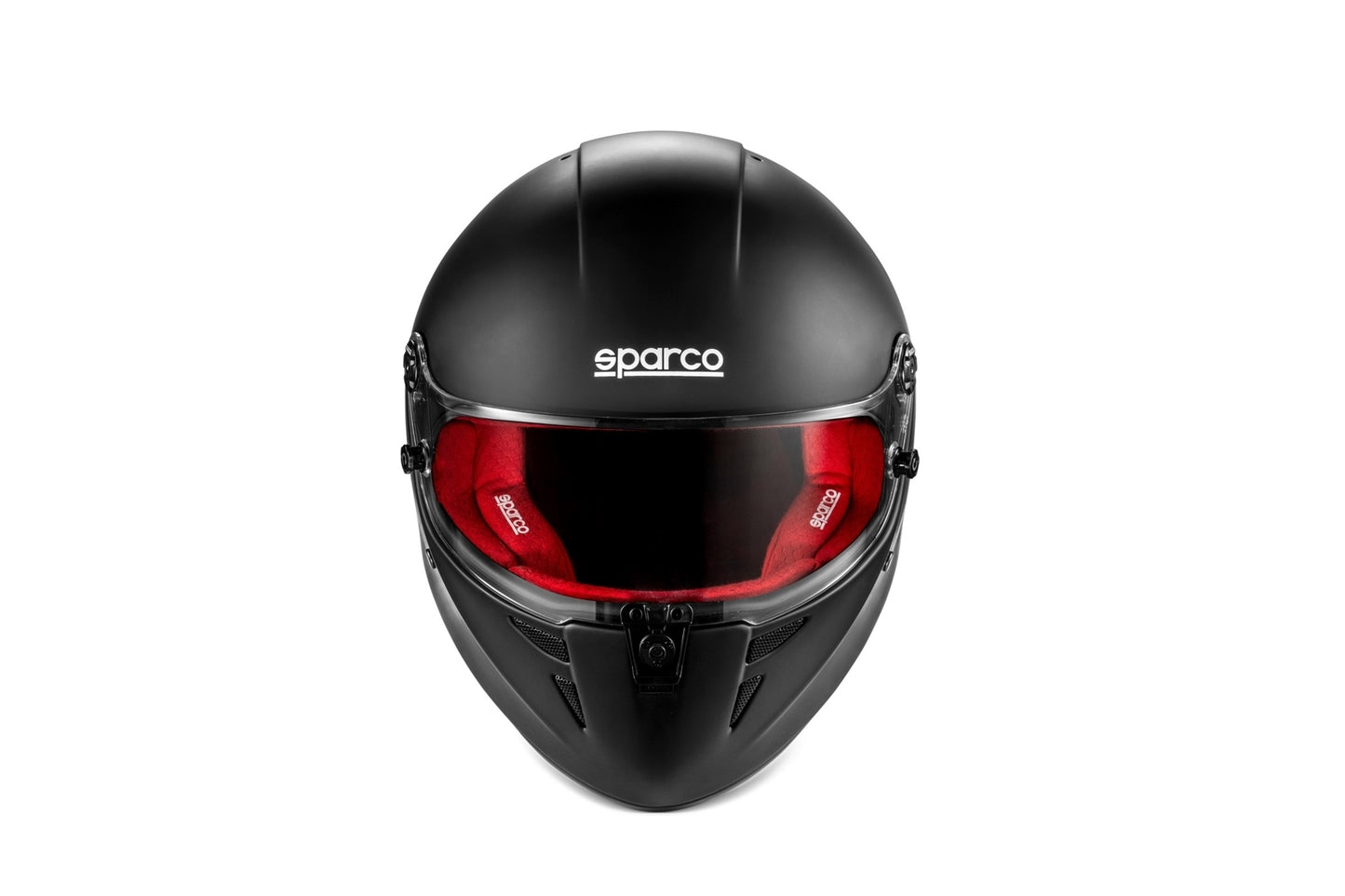 Sparco SCOBRH0007B0K120XL Helmet Stealth X-Large Black Red In SA2025