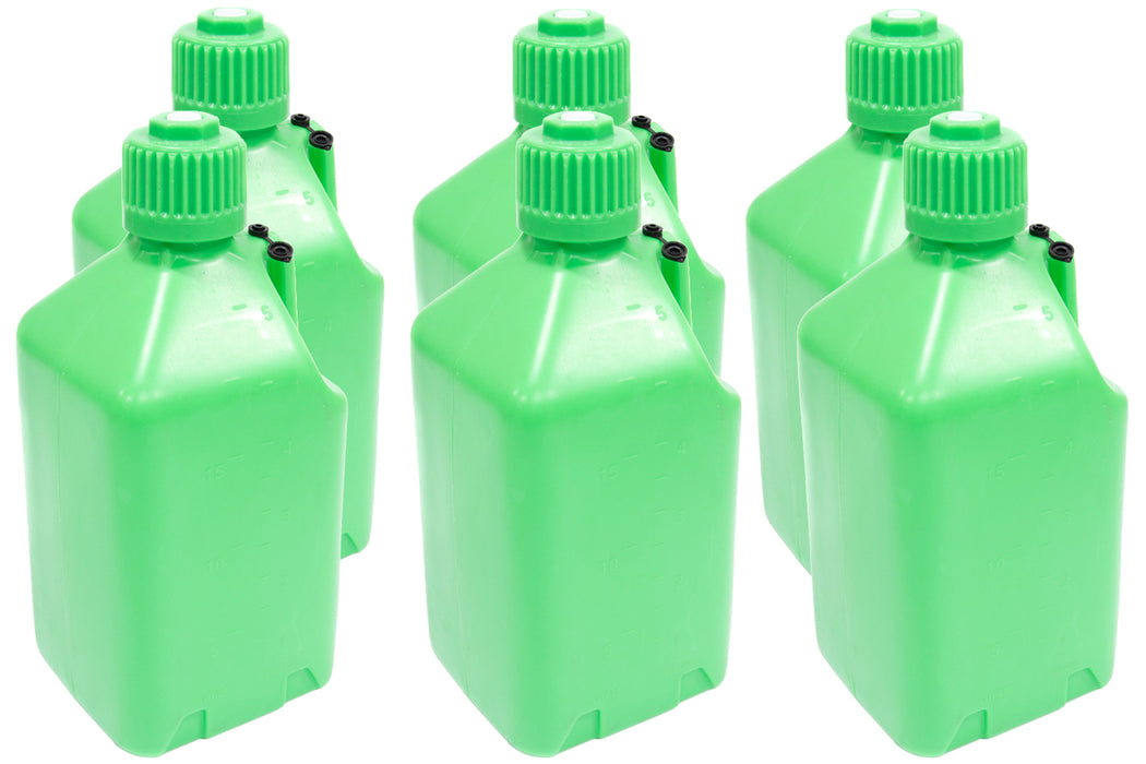 Scribner SCR2000GG-CASE Utility Jug - 5-Gallon Glow Green - Case 6