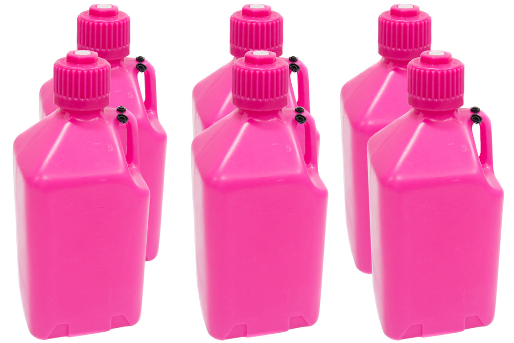 Scribner SCR2000GP-CASE Utility Jug - 5-Gallon Glow Pink - Case 6
