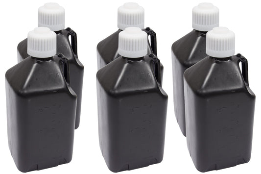 Scribner SCR2000K-CASE Utility Jug - 5-Gallon Black - Case 6