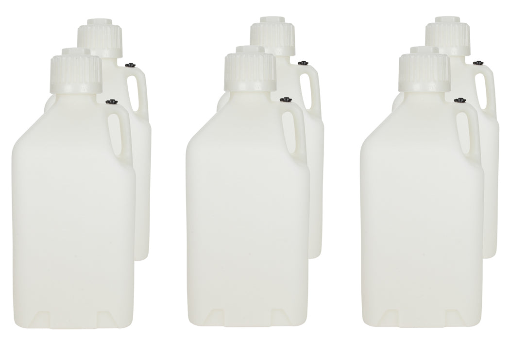 Scribner SCR2000W-CASE Utility Jug - 5-Gallon White - Case 6