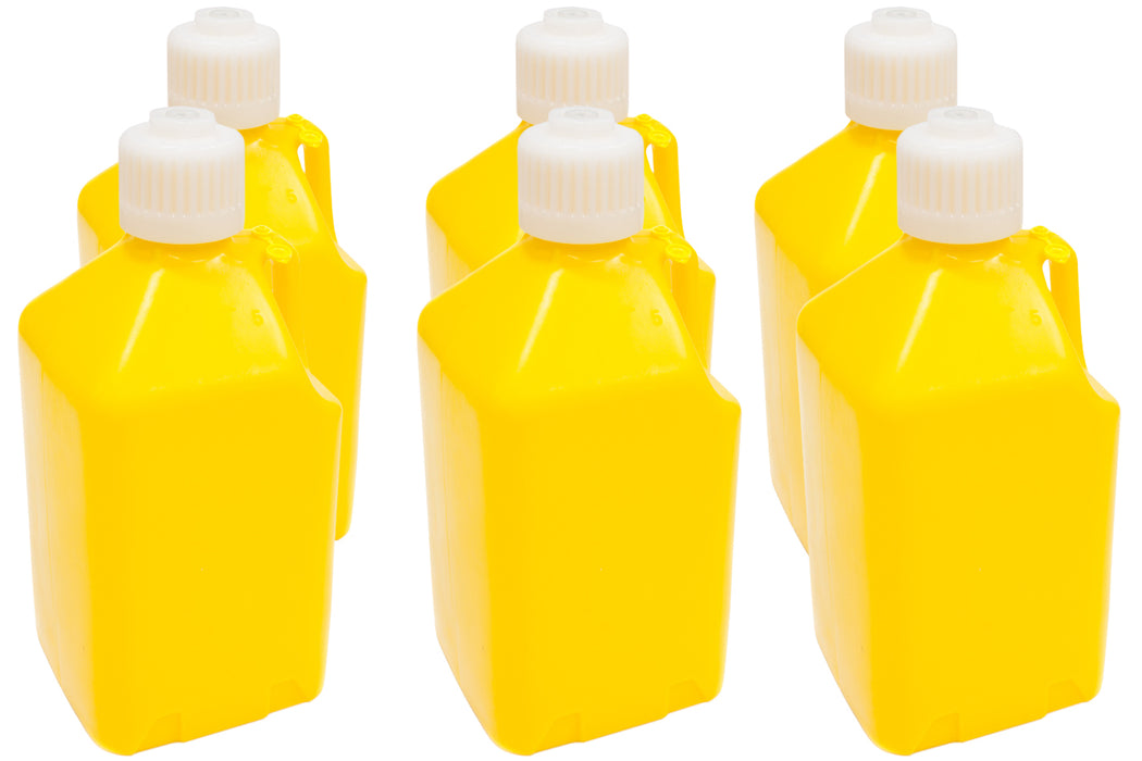 Scribner SCR2000Y-CASE Utility Jug - 5-Gallon Yellow - Case 6