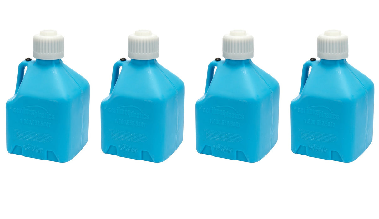 Scribner SCR2020B-CASE Utility Jug - 3-Gallon Blue - Case 6