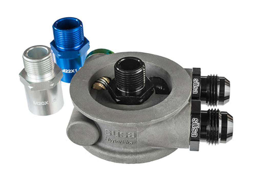 Setrab Oil Coolers SET19-SPT76-22-180-22 Sandwich Filter Adapter 22mmx1.5mm Filter Thread