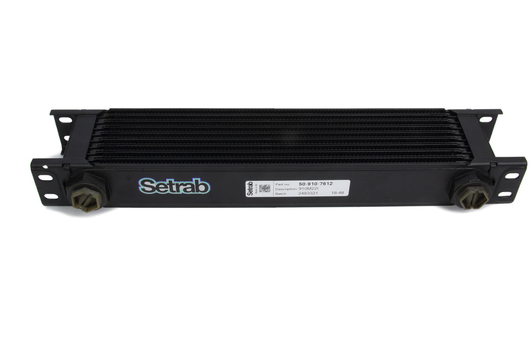 Setrab Oil Coolers SET50-910-7612 Series-9 Oil Cooler 10 Row w/M22 Ports