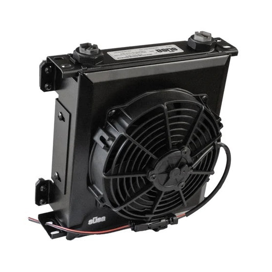 Setrab Oil Coolers SETFP332S-M22I Series-3 Oil Cooler - 32-Row w/12-Volt Fan