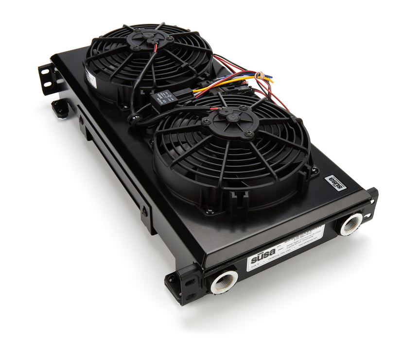 Setrab Oil Coolers SETFP360S-M22I Series-3 Oil Cooler - 60-Row w/2 12-Volt Fans