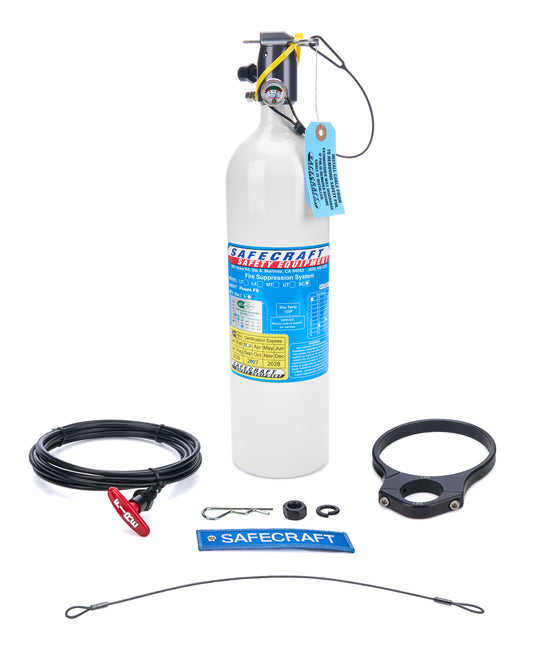 Safecraft SFCSC5JKA-137 Fire Suppression System 5lb Sprint w/Clamps