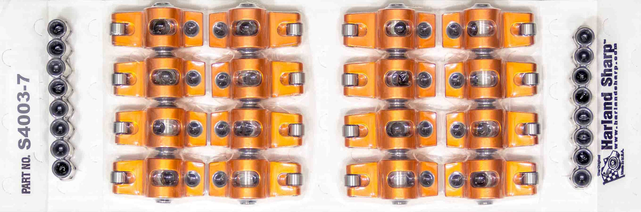 Sharp Rockers SHPS4003-7 SBF Rocker Arms - 1.6 Ratio 7/16 Stud