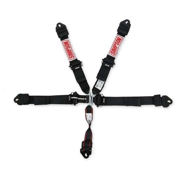 Simpson Safety SIM12LD5WC Harness 5pt LL Pull-Down 2in Lap & Shoulder