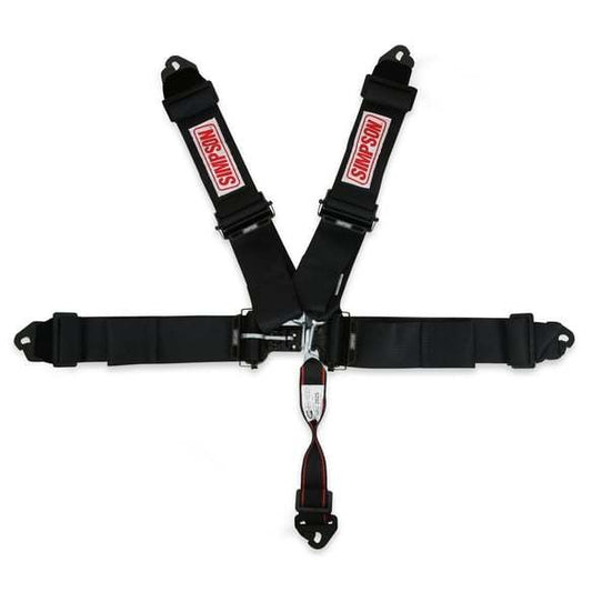 Simpson Safety SIM13LD5WC Harness 5pt LL Pull-Down 3in Lap & Shoulder